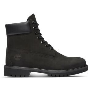 Timberland US Men 7.5 Black Leather Waterproof Military Boots Outdoor Winter NYC
